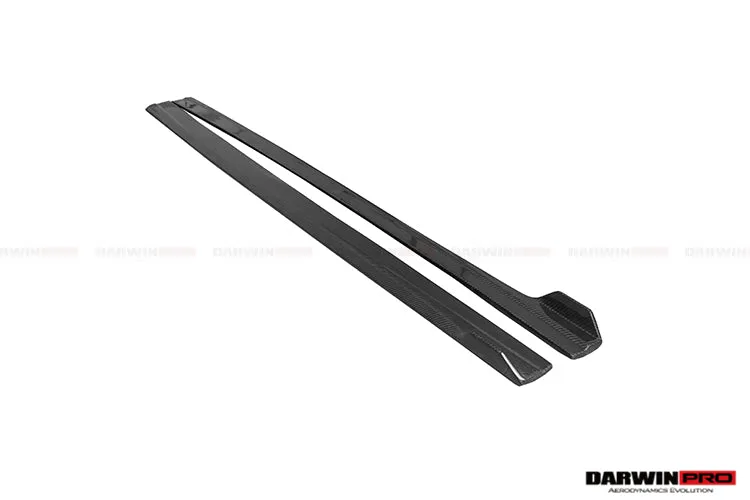 2019-2020 Audi RS3 BKSS Style Carbon Fiber Side Skirts Under Board
