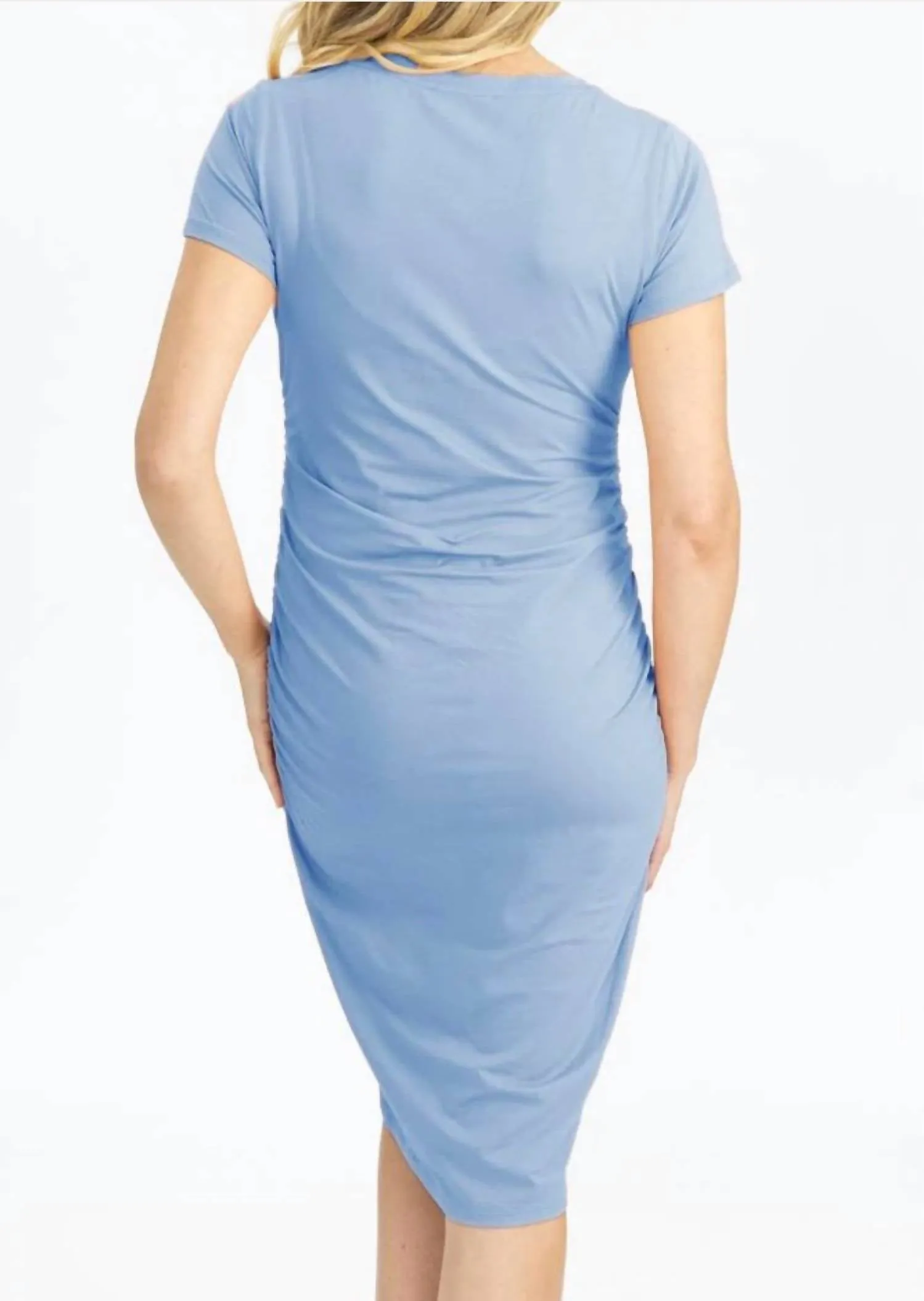 Angel Maternity - Maternity Jersey Ruched Dress