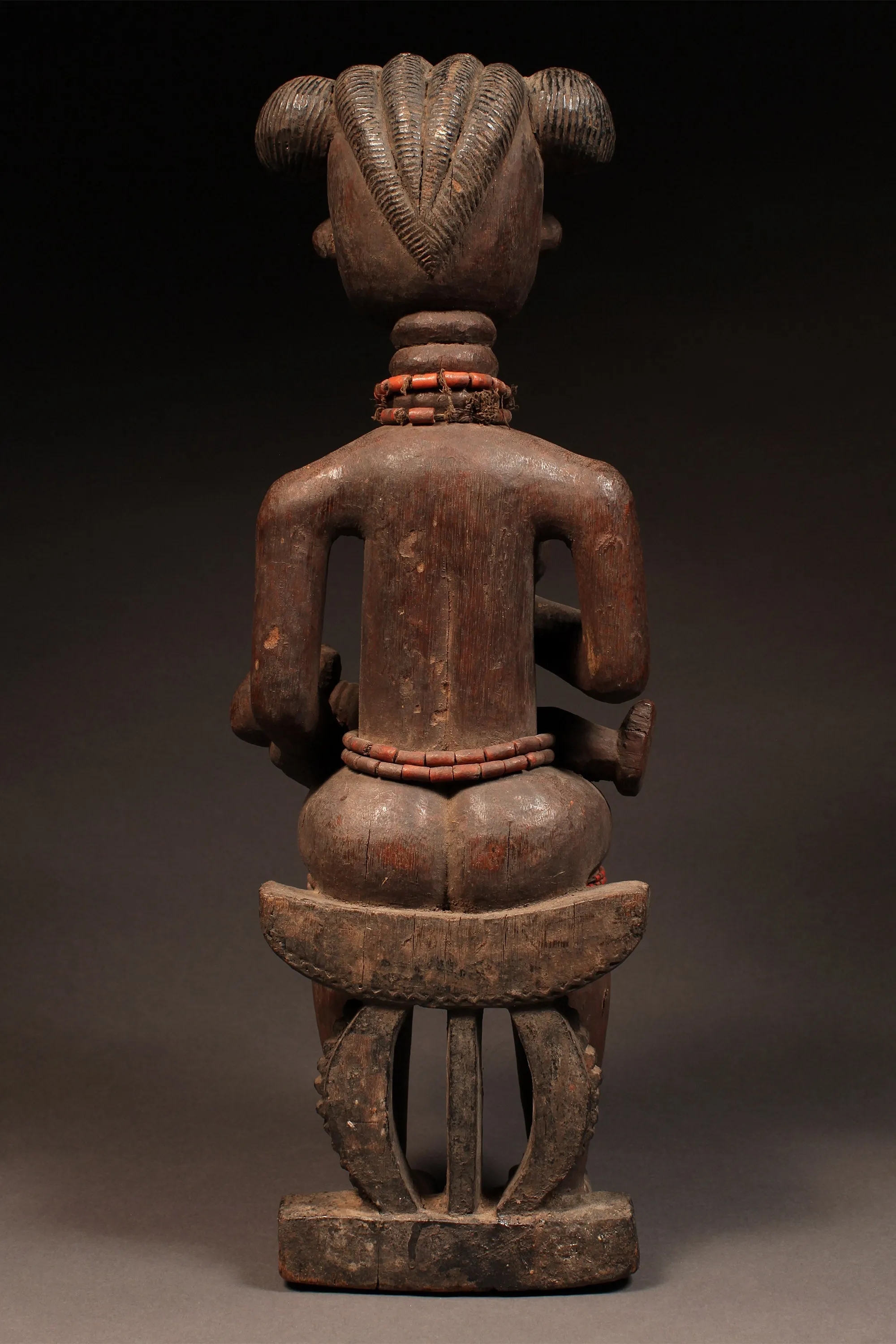 Ashanti, Asante,  Maternity Figure, Carved Wood, Ghana, African