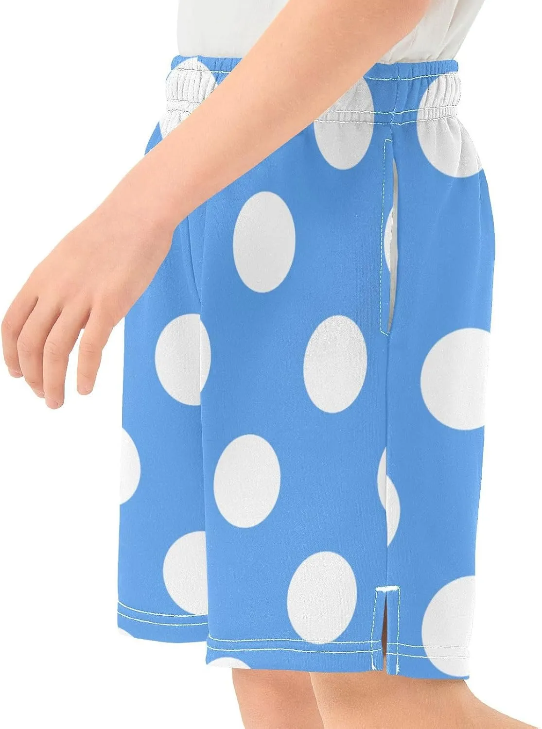 Boys Athletic Shorts Size 7-15 Boys' Casual Shorts with Pockets Elastic Waist Summer Kids Bottom for Sports Homewear