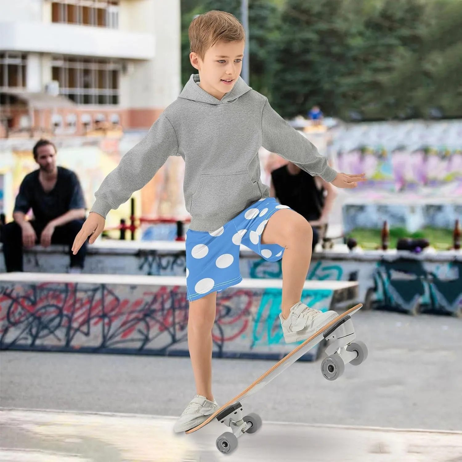 Boys Athletic Shorts Size 7-15 Boys' Casual Shorts with Pockets Elastic Waist Summer Kids Bottom for Sports Homewear