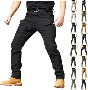Cargo Pants for Men Relaxed Fit Ripstop Waterproof Flex Tactical Pants Outdoor Lightweight Hiking Pant with Pockets