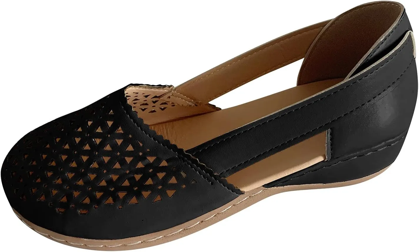 Cathalem Sandals For Women Casual Summer Women's Ultra-Comfy Wedge Sandals Premium Orthopedic Open Toe Sandals