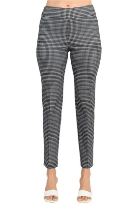 Counterparts banded mid waist slim leg multi print millennium pant