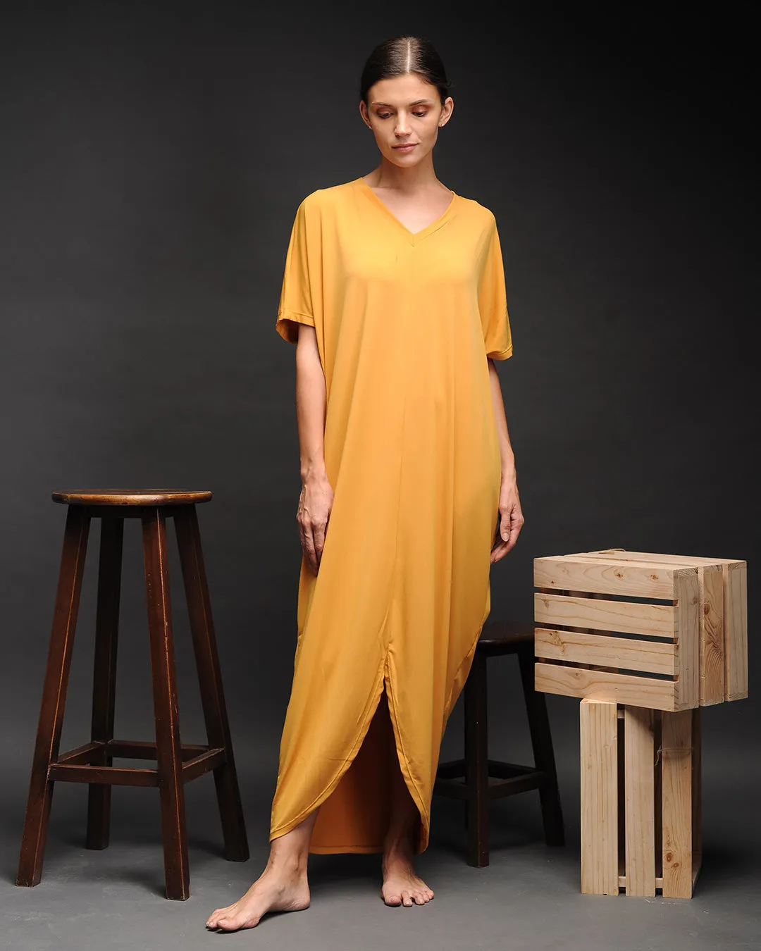 Dianara V-neck Maxi Dress