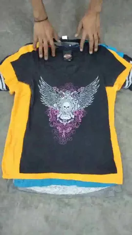 HE128 Y2K Harley Davidson T-Shirts - 15 Pcs