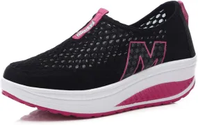jukka Women's Mesh Air Cushion Shake Size 3.5-8UK Sneakers Hollow Network Mesh Go Running Trainers Athletic Walk Gym Shoes Sport Run