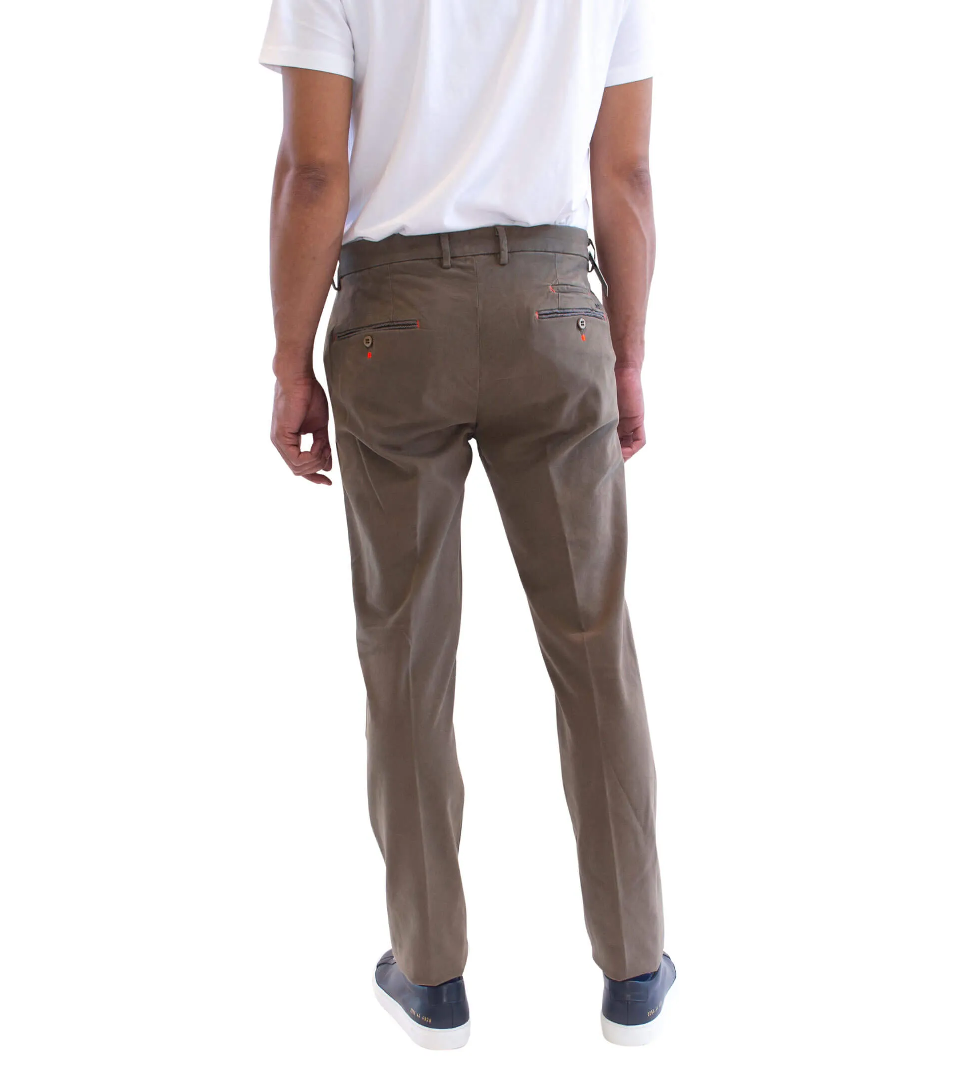 MASON'S Washed Cotton Flat Front Pant  Colors