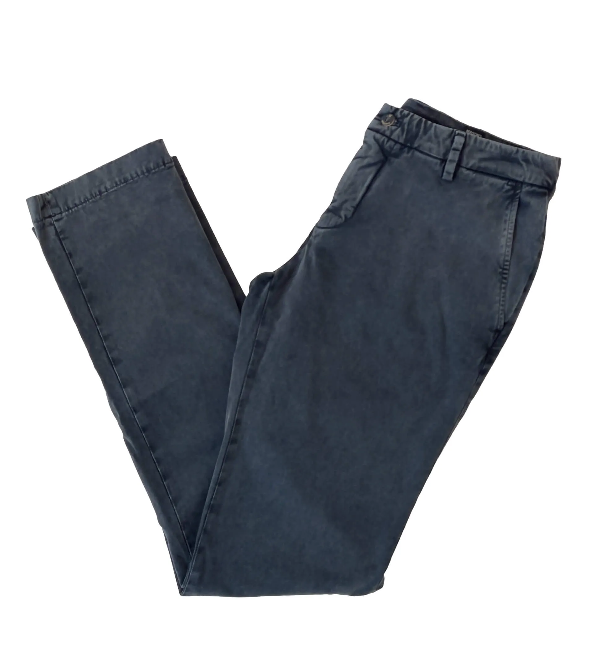 MASON'S Washed Cotton Flat Front Pant  Colors