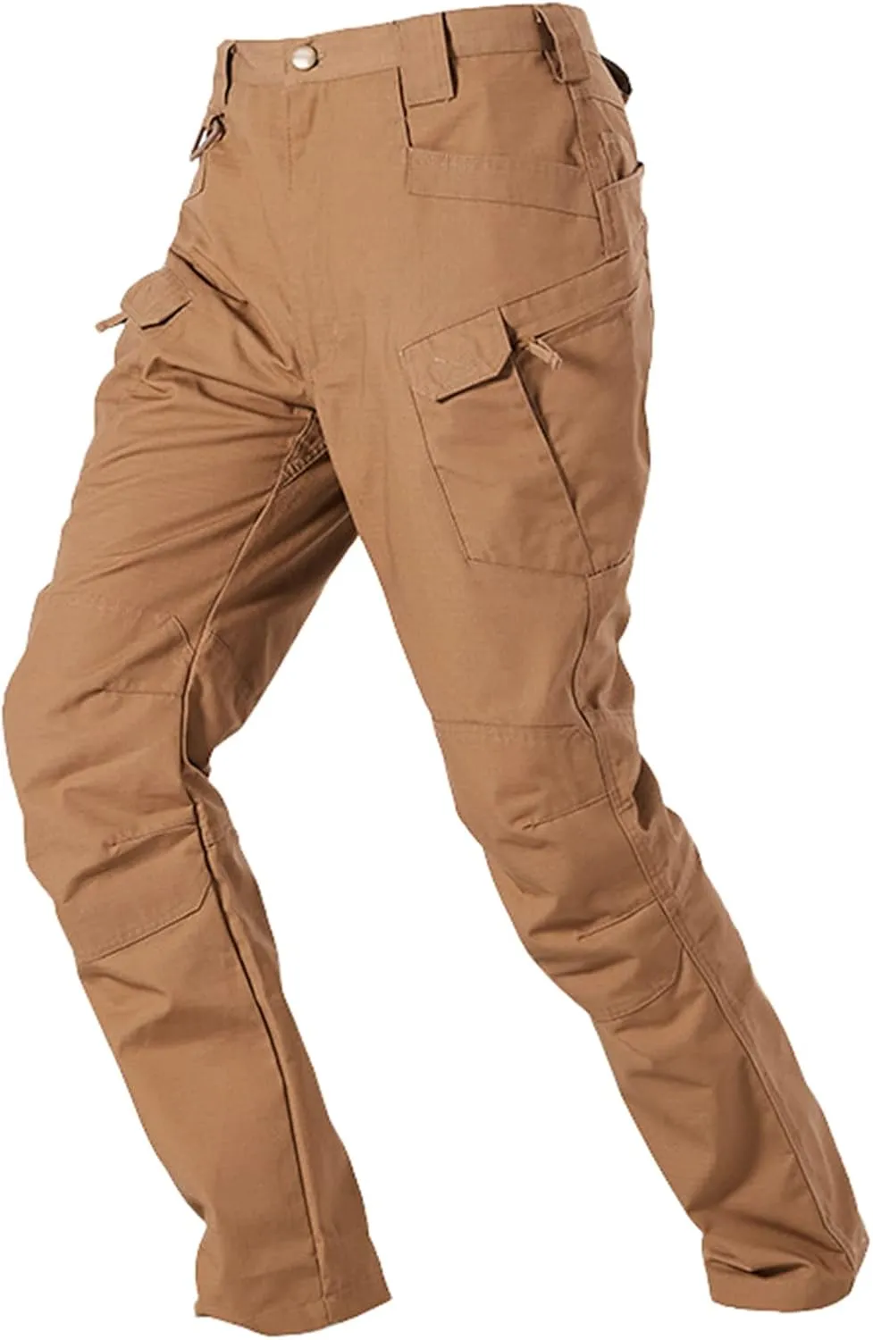 Men's Outdoor Cargo Work Trousers Tactical Pants Ripstop Combat Trousers Hiking Pants Men Waterproof Climbing Pants