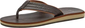 Quiksilver Men's Carver Suede 3 Point Flip Flop Athletic Sandal