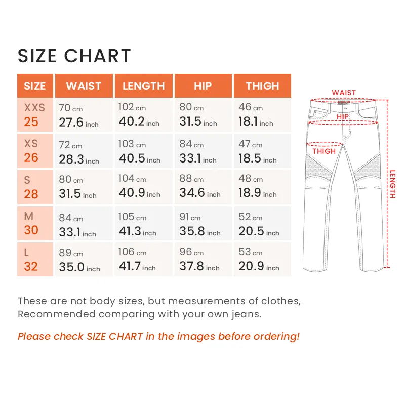 Women Summer Motorcycle Racing Slim Fit Meshed Jeans