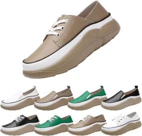 Women's Comfortable Slip-On Platform Shoes, Casual Walking Loafers with Soft Sole, Breathable and Lightweight for Daily Wear & Pregnancy
