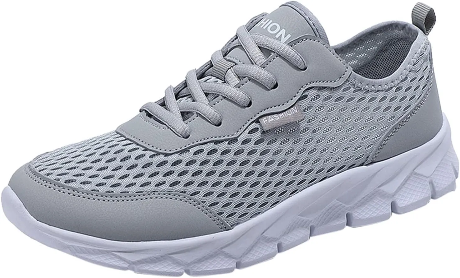 Women's Mesh Sneakers Lac𝐞 Up Comfortable Casual Sneakers Non-Slip Breathable Lightweight Walking Shoes Orthopedic Shoes with Arch Support