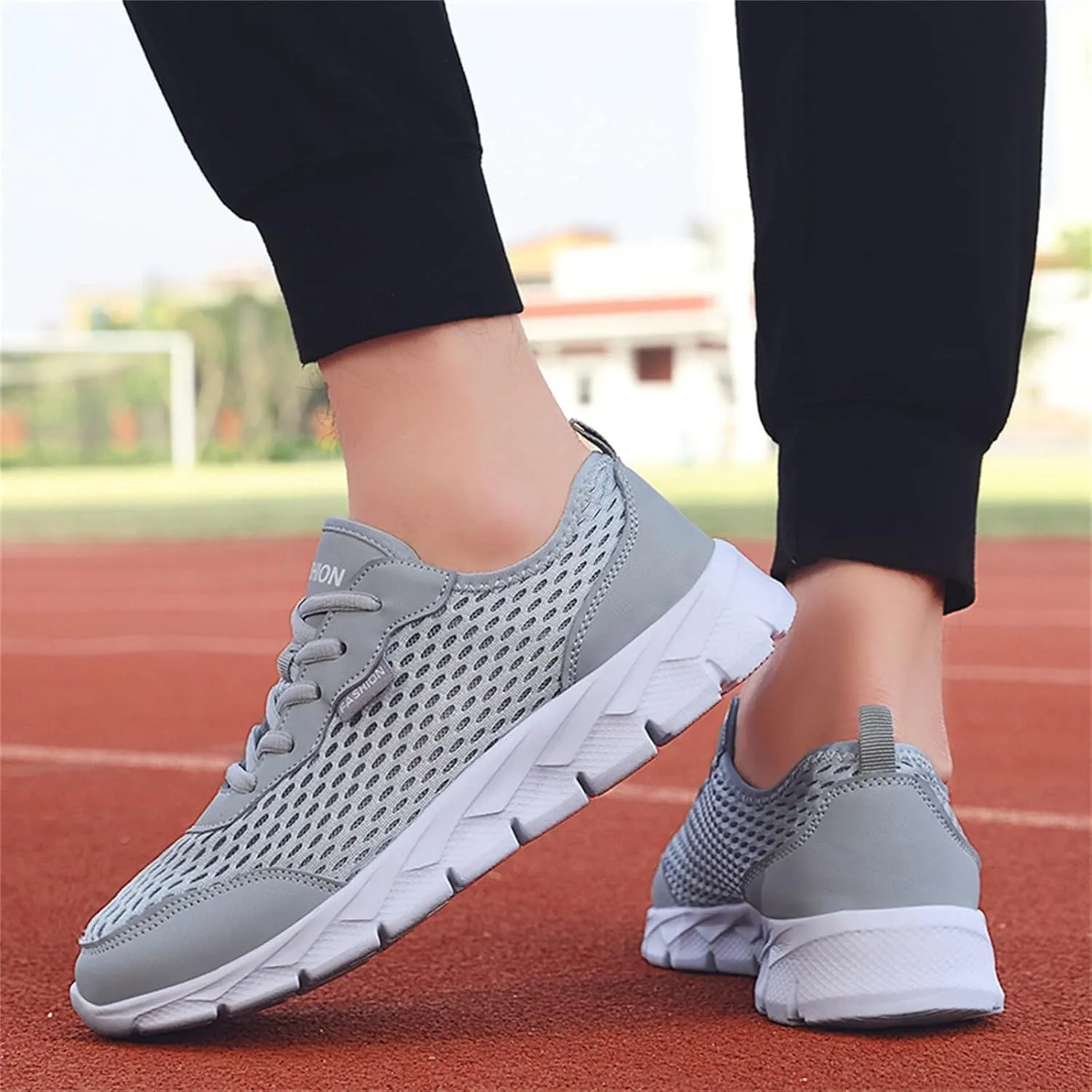 Women's Mesh Sneakers Lac𝐞 Up Comfortable Casual Sneakers Non-Slip Breathable Lightweight Walking Shoes Orthopedic Shoes with Arch Support