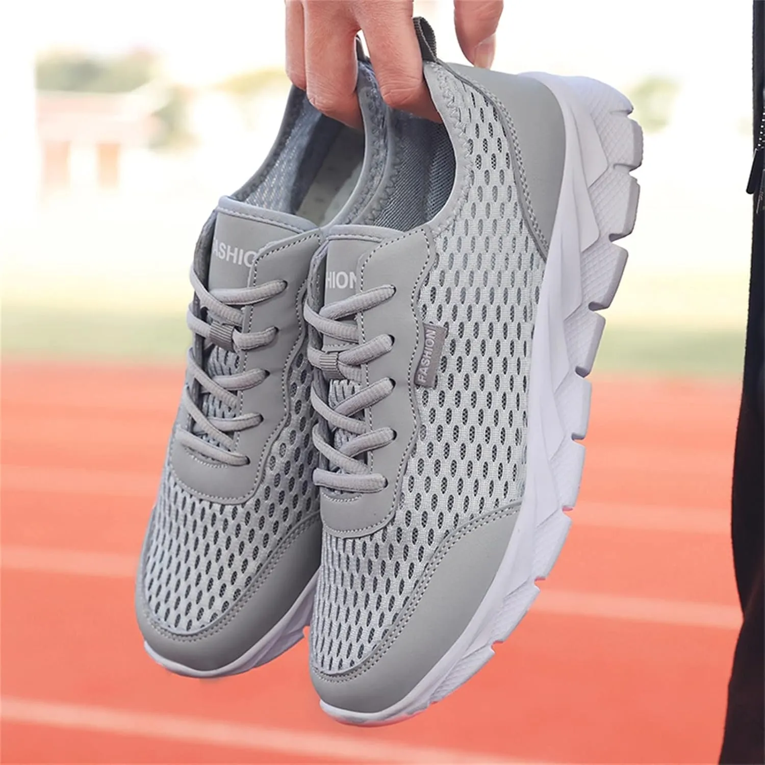 Women's Mesh Sneakers Lac𝐞 Up Comfortable Casual Sneakers Non-Slip Breathable Lightweight Walking Shoes Orthopedic Shoes with Arch Support