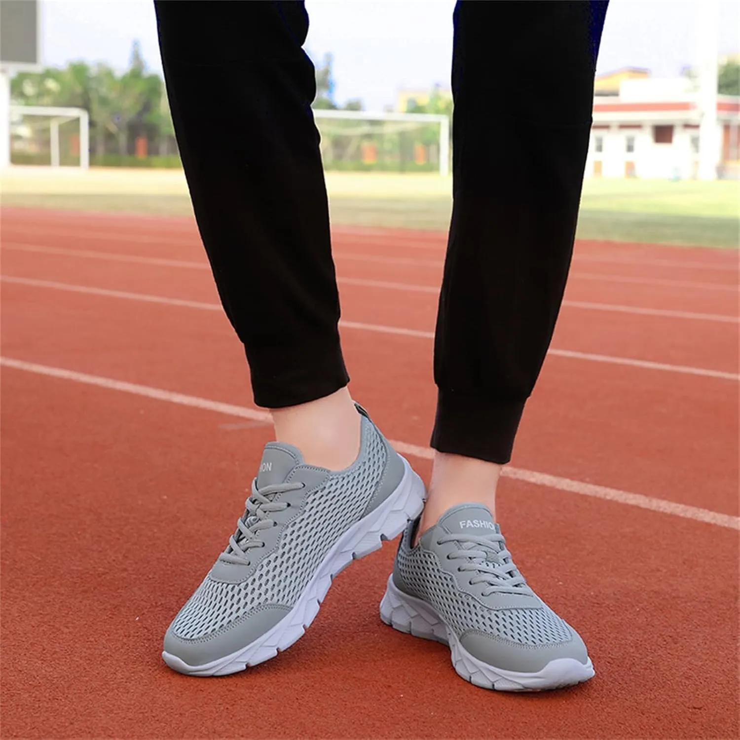 Women's Mesh Sneakers Lac𝐞 Up Comfortable Casual Sneakers Non-Slip Breathable Lightweight Walking Shoes Orthopedic Shoes with Arch Support